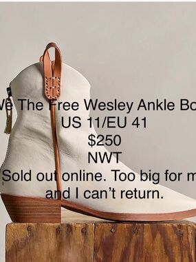 We The Free Wesley Ankle Boot BONE